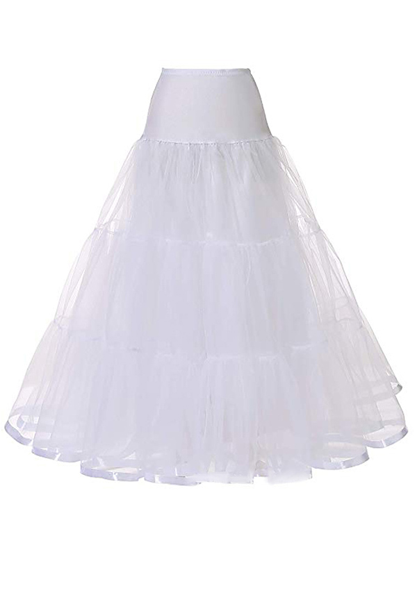 Layered Ankle Length Petticoats - Wedding Slips Vintage Tutu Skirt ...