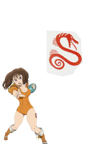 The Seven Sins Diane Cosplay Tattoo Sticker