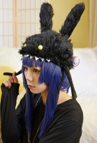 Cakuoyi Spriggan Stonecarrier Derivative Hat Plush Furry Hat with Stone Decoration