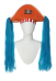 OP Buggy Cosplay Accessory Pirate Hat with Wig