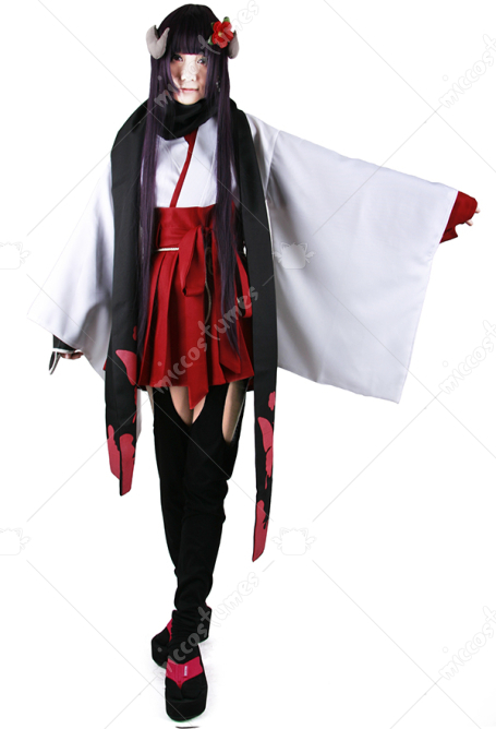 妖狐 僕ss 白鬼院凜凜蝶戰鬥cosplay服裝