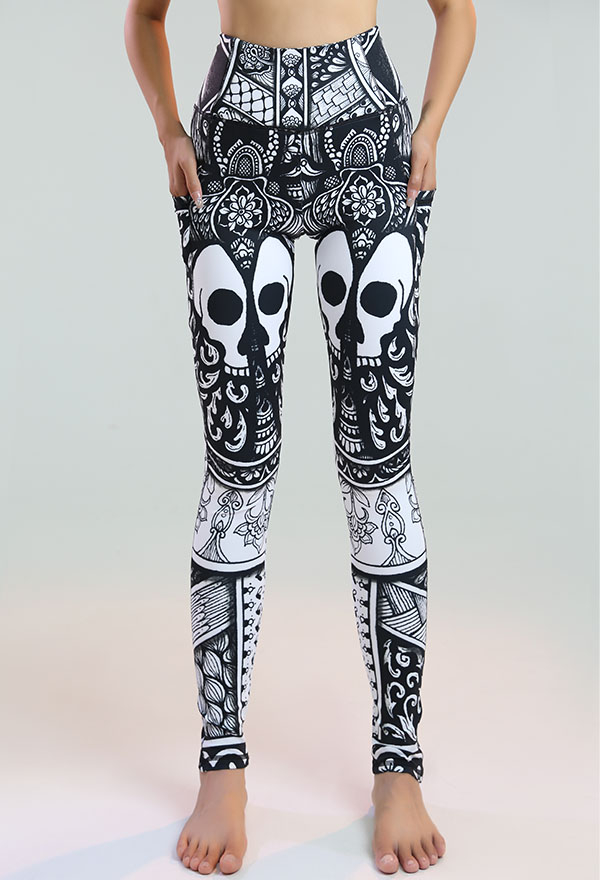 Girls Leggings, Skull Leggings