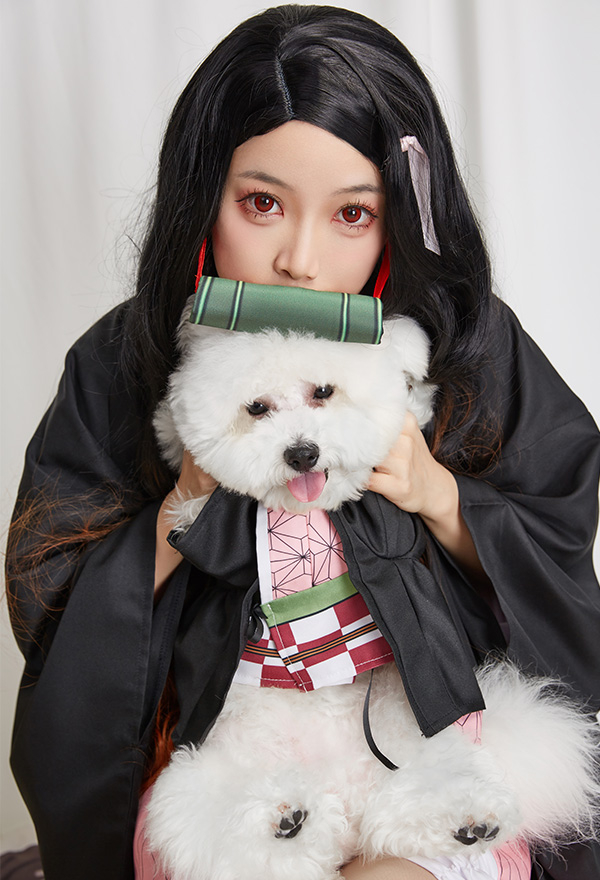 red bean  Haustier Kostüm Hund Kawaii Kimono Cosplay Kostüm