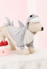 Dog Shark Cosplay Pet Costume 2-legged Coat for Dogs