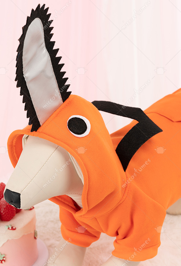 Chainsaw Man Cosplay Pochita Costume Dog Hoodie for Sale