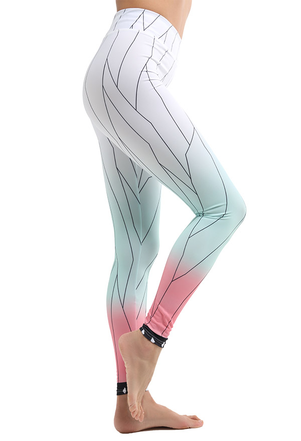 Mujer Traje Pantalones de Yoga con Estampado de Insectos para