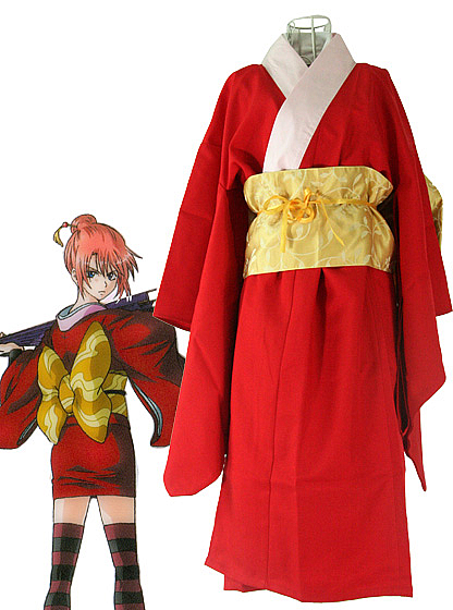 銀魂 神樂和服cosplay服裝
