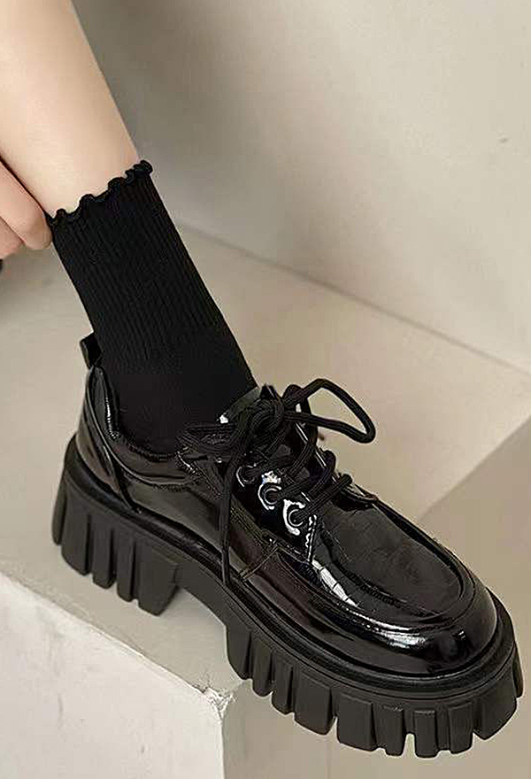 Wednesday Chaussures de Cosplay Wednesday Addams Shoes Noires pour Femme