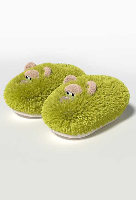 Damen Pantoffeln Winter - Kuschelige Hausschuhe Mit Rutschfester Sohle