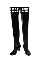 Spy House Yor Black High Heel Boots Cosplay Shoes