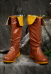 Upgraded Ver The Legend of Zelda: Breath of the Wild Link Cosplay Shoes Men's Brown Boots