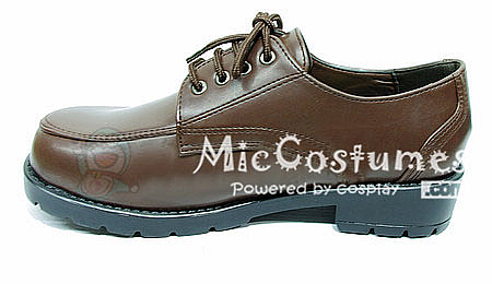 Square Toe Front Tie PU Japanese School Shoes For Sale