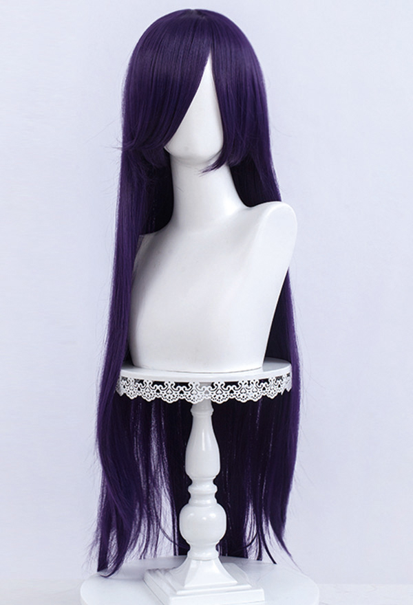 Doki Doki Literature Club Yuri Cosplay Perücke 100cm Lange Perücke