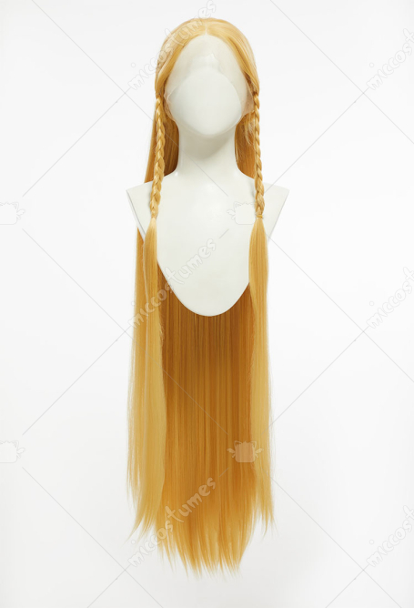 Delicious in Dungeon Marcille Donato Forehead Lace Wig Long Blonde Wig