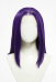 Super Heroine Raven Forehead Lace Cosplay Wig Purple Short Wig