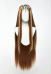 The Legend of Zelda Princess Zelda Cosplay Wig Front Lace Hand Tied Long Straight Brown Wig