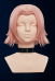 Ninja Sakura Cosplay Wig Smoky Pink Short Wig