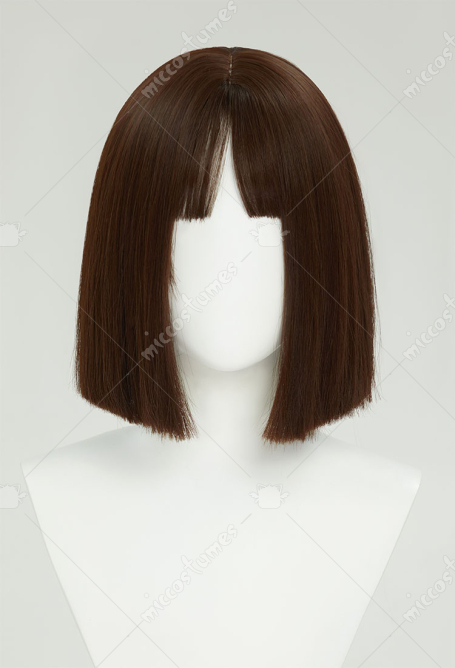 TADC Clown Girl Cosplay Wig Chocolate Color Short Straight Wig