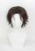 Arcane LOL Viktor Cosplay Wig Short Dark Brown Wig