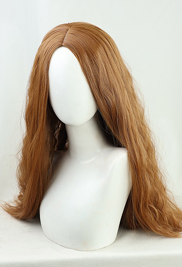 Sporty Power Wig Adult Brown Costume Accessory
