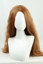 Wanda Vision Wanda Maximoff Scarlet Witch Cosplay Wig Brown Curly Wig