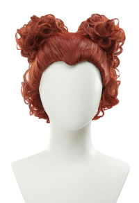 Alice in Wonderland Queen Cosplay Wig Reddish Brown Short Curly Wig