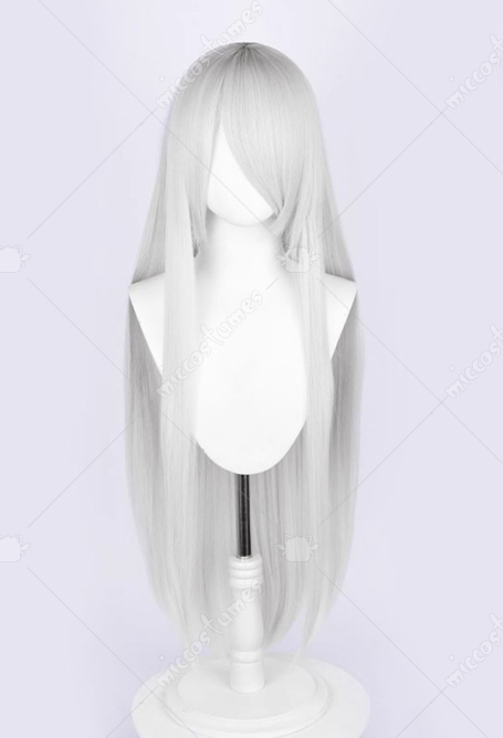 Bloodborne Doll Silver Long Wig Nr: Automata YoRHa Type A No.2 Cosplay Cosplay Wig
