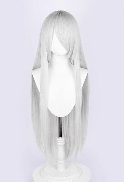Bloodborne Doll Silver Long Wig Nr: Automata YoRHa Type A No.2 Cosplay Cosplay Wig