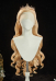 The Princess and the Pauper Anneliese Cosplay Wig Golden 31.5-inch Long Curly Braided Lace Wig