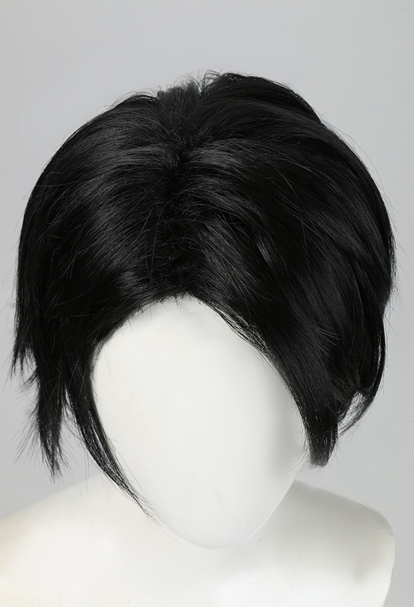 Black Wig Short Hair Anime Wig Cereza Wig Short Black Wig Game