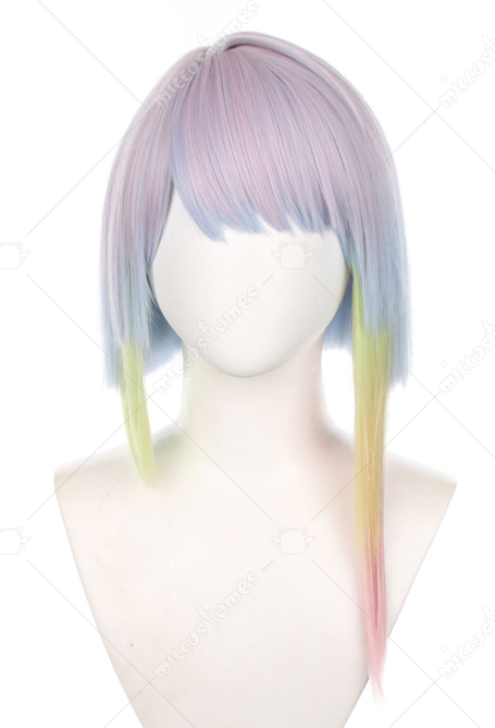 Cyberpunk: Edgerunners Lucy Cosplay Wig Gradient Short Wig