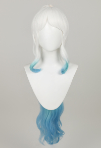 One Piece Yamato White Green Gradient Long Cosplay Wig