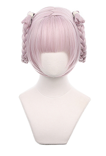 Call of the Night Nanakusa Nazuna Pink Braids Long Cosplay Wig