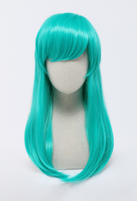  Buruma Bulma Lange Haare mit Gesichtsform Ponyfrisur Cosplay Perücke