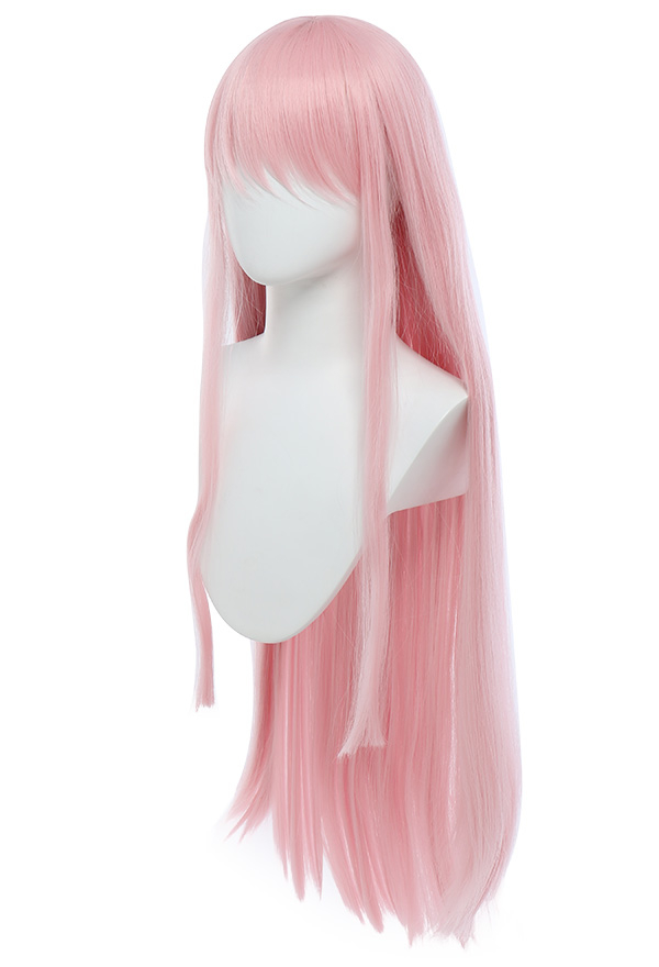 DARLING in the FRANXX Zero Two Code 002 Rosa Cosplay Perücke