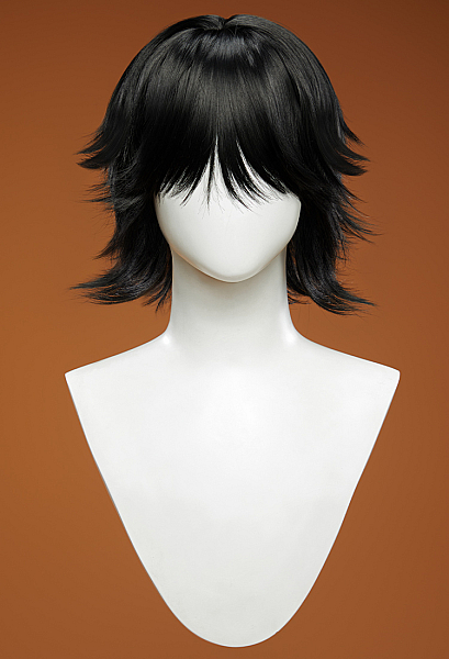 DMC Lady Cosplay Wig Black Short Wig
