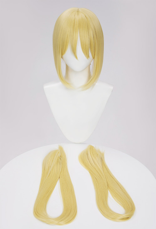 Perücke Kurz Longbob Mittelscheitel Blond Mix Modell: YZF-4360 Kaufen
