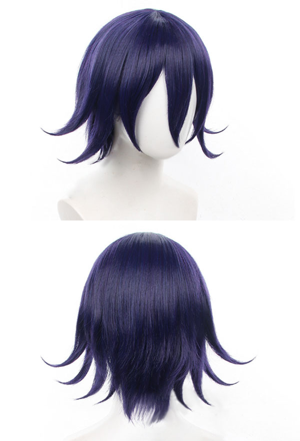 Danganronpa V3 Kokichi Oma Gradient Farbig Cosplay Perücke