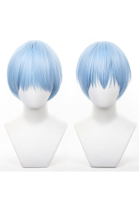 Friren: Beyond Journey's End Himmel Cosplay Wig Short Light Blue Wig