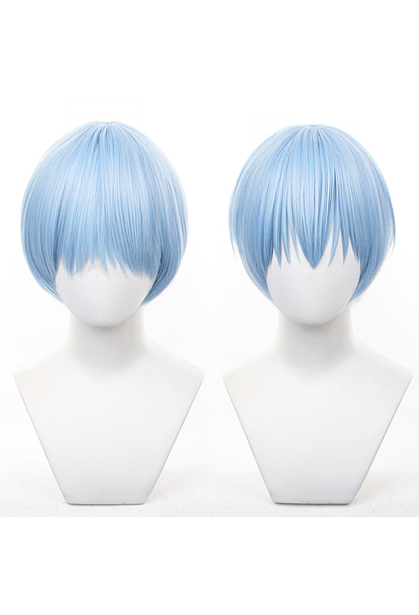 Friren: Beyond Journey's End Himmel Cosplay Wig Short Light Blue Wig