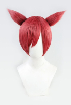 FF FF14 Tia Crystal Lord Cosplay Wig Short Pink Wig