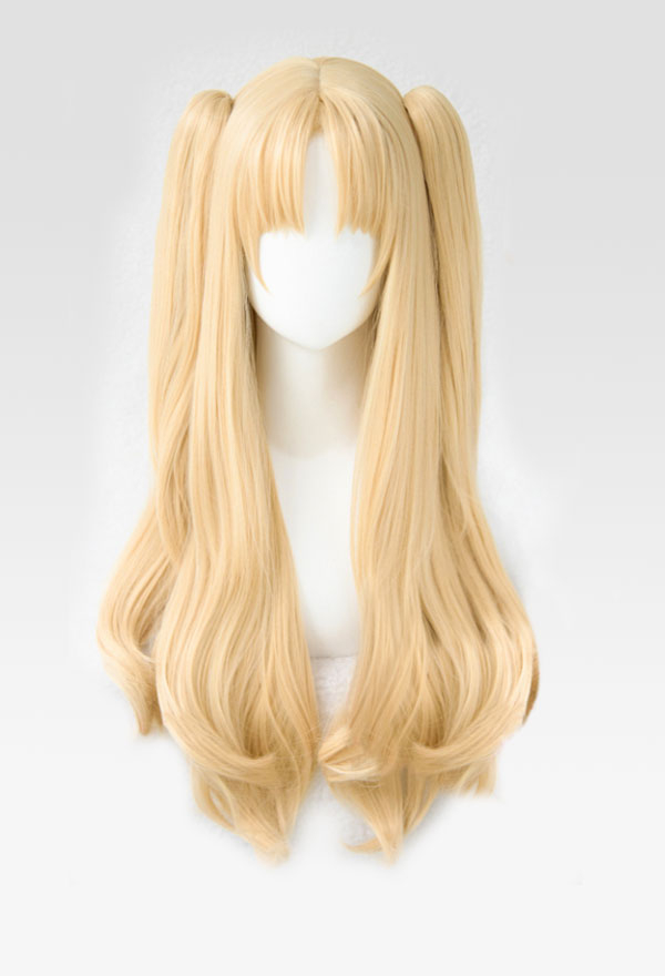 Long blonde outlet cosplay wig