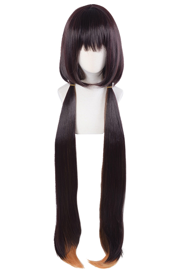 Fate Grand Order FGO Perruque de Cosplay Osakabehime Longue Brune 120CM