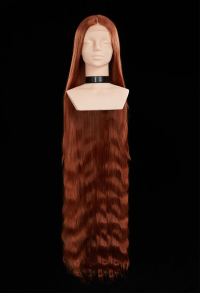 Frankenstein Elizabeth Cosplay Wig Brown 43.3-inch Long Lace Front Wig