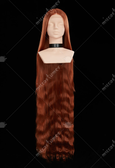 Frankenstein Elizabeth Cosplay Wig Brown 43.3-inch Long Lace Front Wig