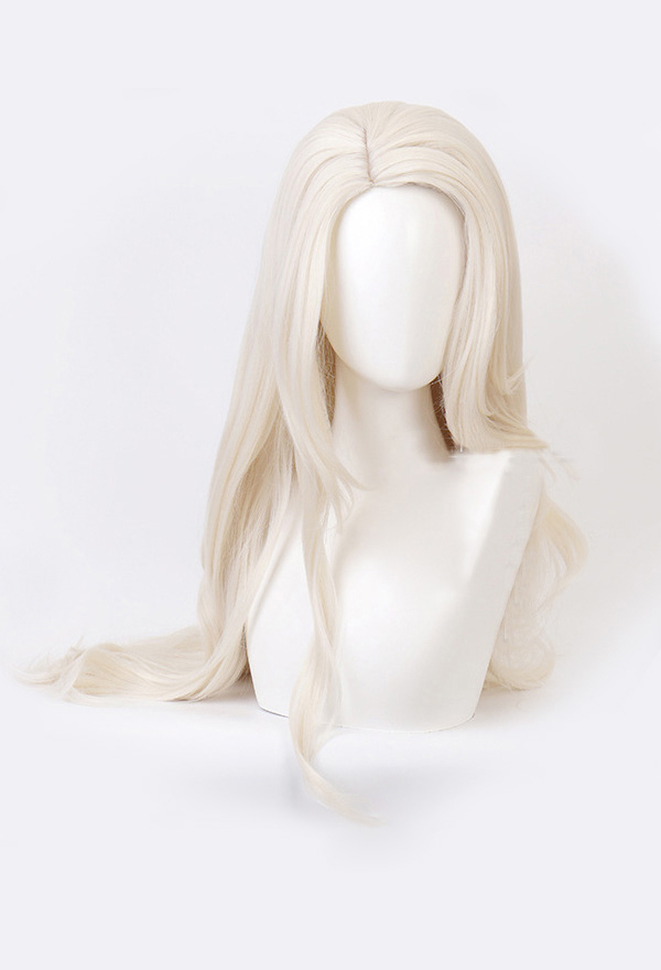 Princess Elsa Silver Long Cosplay Wig