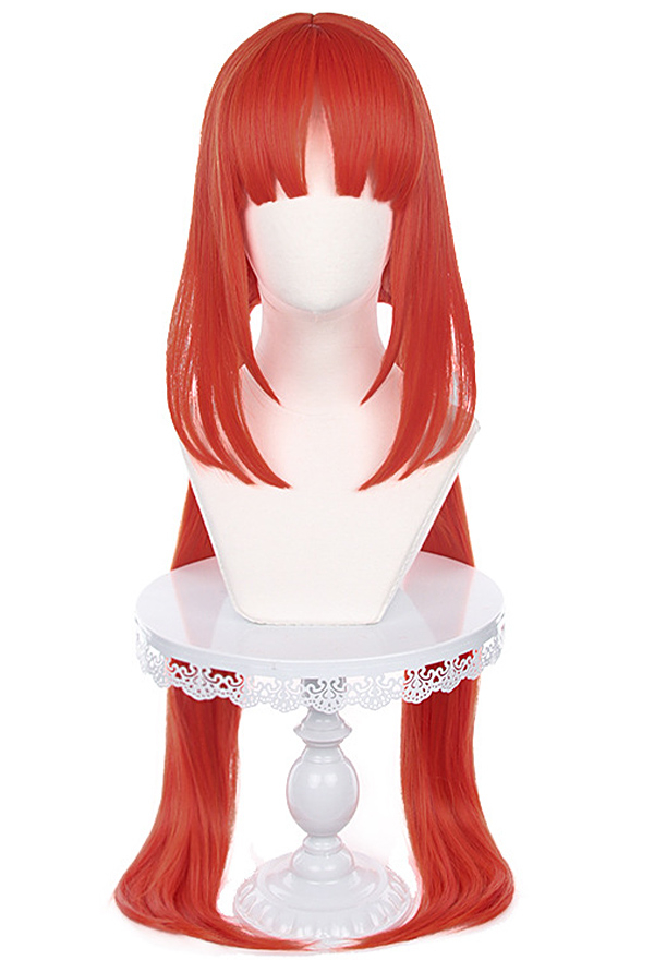 Genshin Impact Perruque de Cosplay Nilou Wig Longue Rouge