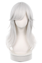 Genshin Impact Cyno Cosplay Wig Long Silver Wig