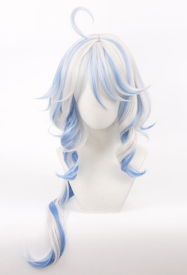 Genshin Impact Focalors Furina Cosplay Wig