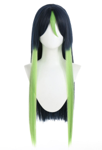 Genshin Impact Tighnari Cosplay Wig Women Long Gradient Green Wig